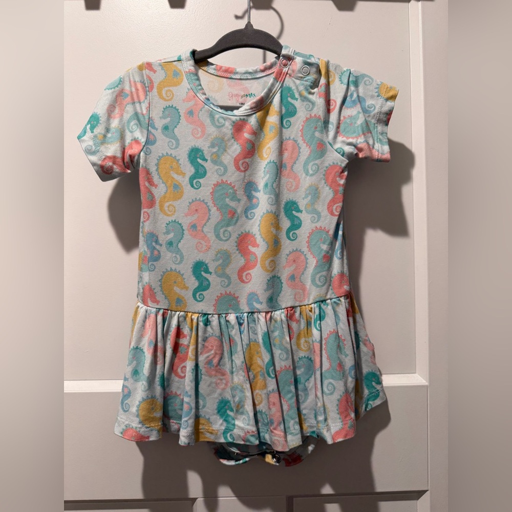 Gigi & Max Seahorse Twirl Bodysuit 18M